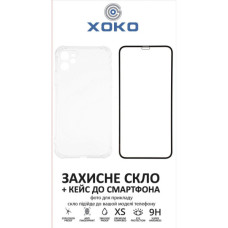 Чехол для мобильного телефона XoKo Ultra Thin Proof + Glass Full Cover Ultra-Thin iPhone 14 Plus Black (XK-CS-ULT-AP-IP14PL)