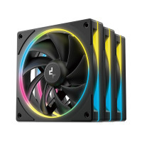 Кулер для корпуса Deepcool Набір вентиляторів Deepcool FL12SE 3IN1 для корпусу 3*120x120x25мм, HB, (FL12 SE 3IN1)