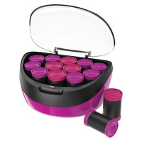 Remington Термо бігуді Jumbo Curls, 600Вт, D-36,41mm, 12шт, іонізація, кондиціонування, рожевий (H5670)