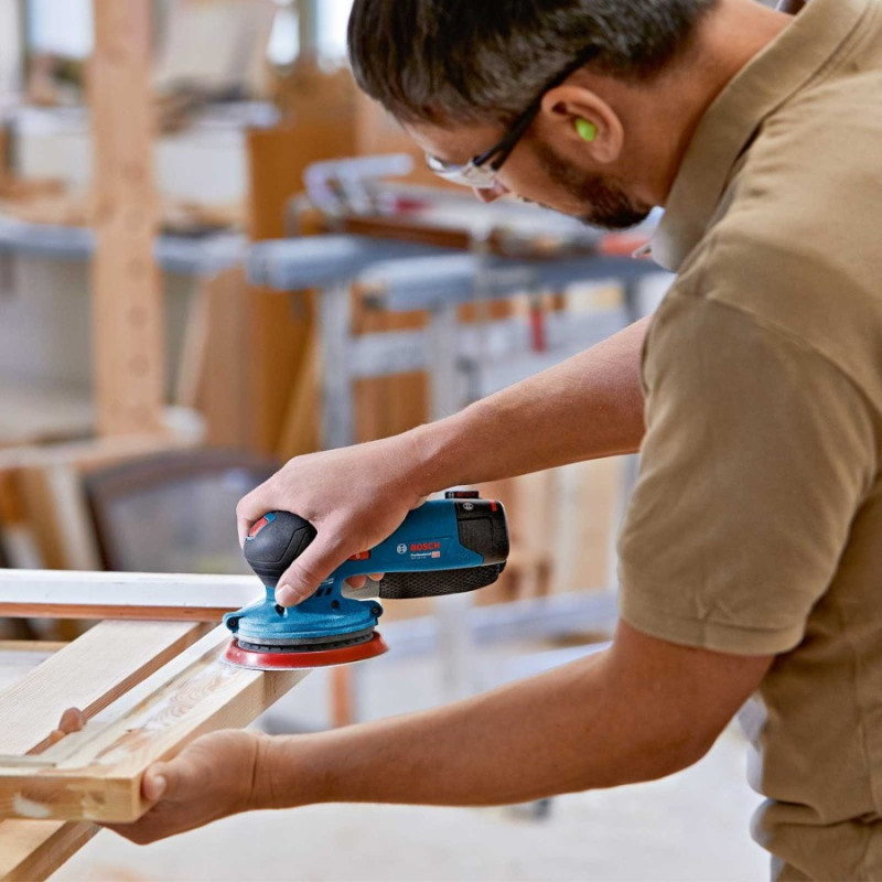 Bosch Cordless Rotary Sander GEX 12V-125, 12V, 125mm, 6000-10000, 0.95kg (0.601.372.101)