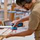 Bosch Cordless Rotary Sander GEX 12V-125, 12V, 125mm, 6000-10000, 0.95kg (0.601.372.101)