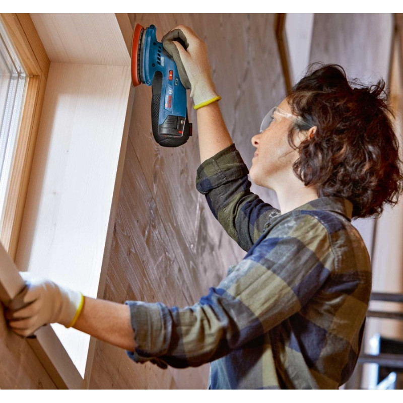Bosch Cordless Rotary Sander GEX 12V-125, 12V, 125mm, 6000-10000, 0.95kg (0.601.372.101)