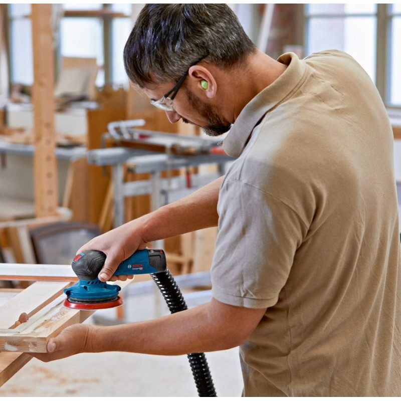 Bosch Cordless Rotary Sander GEX 12V-125, 12V, 125mm, 6000-10000, 0.95kg (0.601.372.101)