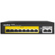 Netis P110C Switch 8xFE PoE, 2xFE, unmanaged
