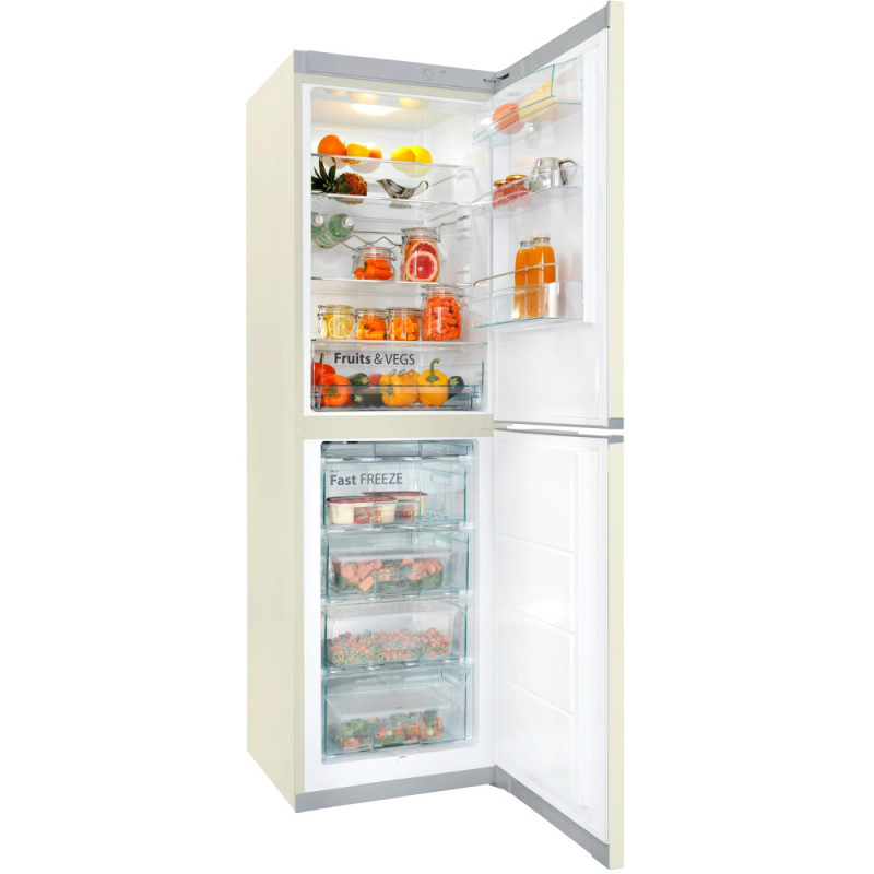 SNAIGE Ref with bottom freezer, 194.5x60х65, ref-191L, freez.-119L, 2doors, A+, ST, beige (RF57SM-S5DV2E)