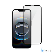 2E Protective glasses for Apple iPhone 16e (6.1), 2.5D FCFG, (1 Pack), black border (2E-IP-16E.-6.1-SMFCFG-BB)