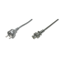 Digitus Power Cord, CEE 7/7 (Typ-F) - C5 M/F, 1.8m, H05VV-F3G 0.75qmm, bl (AK-440103-018-S)