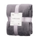 ARDESTO Flannel blanket, 200x220 cm, dark grey, 100% polyester (ART0213SB)