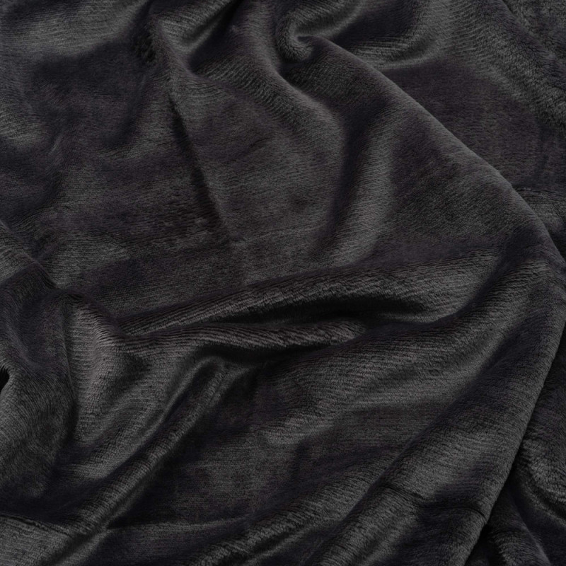 ARDESTO Flannel blanket, 200x220 cm, dark grey, 100% polyester (ART0213SB)