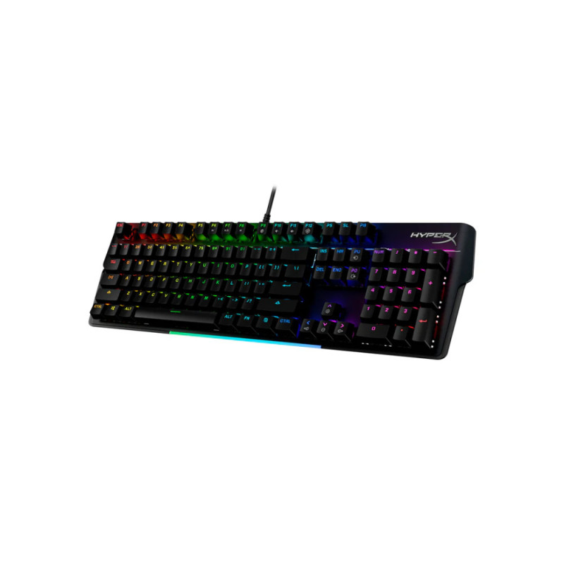 HyperX mechanical keyboard Alloy MKW100 104key, TTC Red, USB-A, EN/UA, RGB, black (4P5E1AA)
