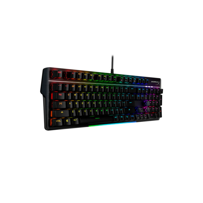HyperX mechanical keyboard Alloy MKW100 104key, TTC Red, USB-A, EN/UA, RGB, black (4P5E1AA)