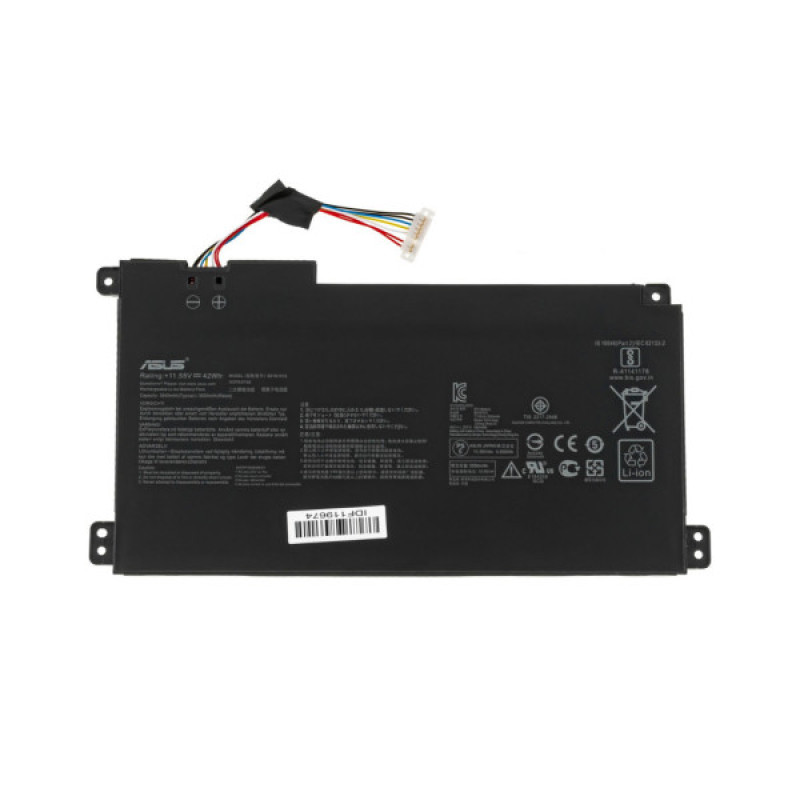 Аккумулятор для ноутбука ASUS VivoBook E410MA B31N1912, 3640mAh (42Wh), 3cell, 11.55V (A47901)