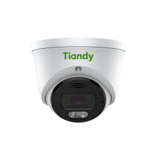 Tiandy IP Camera TC-C38XQ Spec:I3W/E/Y/2.8mm/V4.2, 8MP, EW, Color Maker Turret, 2.8mm, f/1.6, LED15m, IR30m, DC12V, PoE, IP66, Speaker