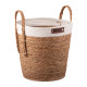 ARDESTO Basket Prestigio 29x29x30cm, seagrass, cotton twine, grey (ARHC2510SB)