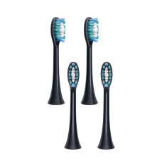 Beurer Насадки для зубних щіток Beurer SC 30/50 Premium Whiten, для відбілювання, 4 шт в комплекті, чорні (SC_30/50_PW_4)