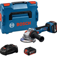 Bosch Шлифмашина угловая аккумуляторная Professional GWS 18V-11S 125мм 18В 2x5А·ч 0-9000об/мин 1.7кг кейс ЗП GAL1880CV (0.601.9N4.002)
