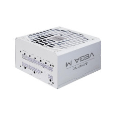 Chieftec Блок питания Vega M (750W), >90%, 80+ Gold, 135мм FDB, 1xMB 24pin(20+4), 2xCPU 8pin(4+4), 3xMolex, 6xSATA, 4xPCIe 8pin(6+2), 1xPCIe GEN5 16pin, Fully Modular, White (PPG-750-CW)