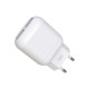 Зарядное устройство XO 2xUSB 2.4A + cable USB to Lightning white (L78-L-WH)