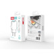 Зарядное устройство XO 2xUSB 2.4A + cable USB to Lightning white (L78-L-WH)