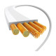 Дата кабель USB-C to USB-C 1.0m 100W white Baseus (P10364500211-00)