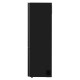 LG Refrigerator with bottom freezer, ref-277l, freez.-107l, 2doors, A++, inv., fresh zone, matte black (GW-B509FXUW)