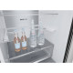 LG Refrigerator with bottom freezer, ref-277l, freez.-107l, 2doors, A++, inv., fresh zone, matte black (GW-B509FXUW)