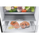 LG Refrigerator with bottom freezer, ref-277l, freez.-107l, 2doors, A++, inv., fresh zone, matte black (GW-B509FXUW)