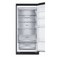 LG Refrigerator with bottom freezer, ref-277l, freez.-107l, 2doors, A++, inv., fresh zone, matte black (GW-B509FXUW)