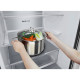 LG Refrigerator with bottom freezer, ref-277l, freez.-107l, 2doors, A++, inv., fresh zone, matte black (GW-B509FXUW)