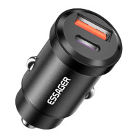 Зарядное устройство Essager 1xUSB + 1xUSB-C 45W black (ECCAC45-TL01-Z)