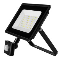Neo Tools Прожектор, 4000 люмен, 50Вт, 220 В, SMD LED, датчик движения, кабель 0.15 м без вилки, алюминий, IP65 (99-050)