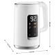 Sencor Электрочайник 1.7л, Strix, LED дисплей, двойные стенки, белый (SWK0950WH)