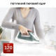 Tefal iron Virtuo, 2000W, 240ml, steam boost -120g, constant steam - 27g, ceramic soleplate, white and green (FV2C42E0)
