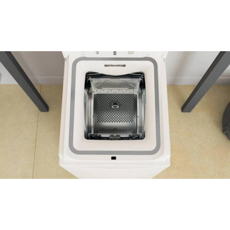 Whirlpool Стиральная машина вертикальная, 6кг, 1000, C, 60см, дисплей, белый (TDLR6040SEU/N)