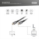 Кабель мультимедийный HDMI M to HDMI M 2.0m V2.1 8K60Hz 48Gbps black Digitus (DB-330200-020-S)