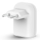 Belkin Home Charger 37W USB-C PD PPS 25W, USB-A 12W, white (WCB007VFWH)