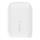 Belkin Home Charger 37W USB-C PD PPS 25W, USB-A 12W, white (WCB007VFWH)