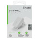 Belkin Home Charger 37W USB-C PD PPS 25W, USB-A 12W, white (WCB007VFWH)