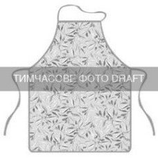 ARDESTO Фартух ARDESTO Grey leaves 60х80см, 100% поліестер, cірий (ART12GL)