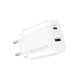 Зарядное устройство Promate 17W USB-C + USB-A (biplug-2.white)