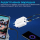 Зарядное устройство Promate 17W USB-C + USB-A (biplug-2.white)