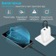 Зарядное устройство Promate 17W USB-C + USB-A (biplug-2.white)