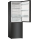 Gorenje Холодильник NRK619EABXL4 з нижн. мороз. камерою, 185х60х60см, 2 дв., Х- 204л, М- 96л, A+, NoFrost Plus, Fresh zone, чорний