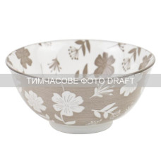 ARDESTO Bowl Ravenna, 620ml, 15cm, porcelain, white-beige (AR1315R)
