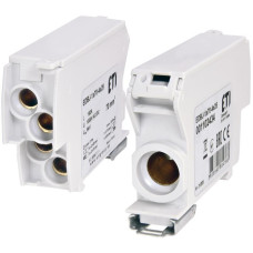 ETI Distribution block, EDBJ-1x70-4x25 (192A, 1000V AC/1500V DC, IN: 1x70, OUT: 4x25, gray) (1102434)