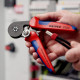 Milwaukee Кліщі обтискні KNIPEX, для обтиску наконечників гільз 0.08-16мм2, 180мм, 0.445кг (97-53-14)