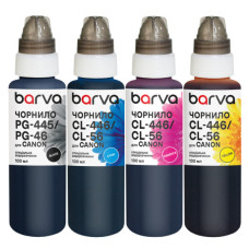 Чернила Barva Canon PG-445BK pigm + CL-446C/M/Y 4x100 мл, special (CPG445-100-MP)