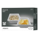 ARDESTO Set for snack, 3pcs, porcelain, white (AR3750)
