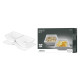 ARDESTO Set for snack, 3pcs, porcelain, white (AR3750)