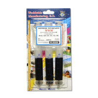 Заправочный набор WWM HP №21/121/122 (3 x 20мл) Black Pigmented (IR3.H30/BP)
